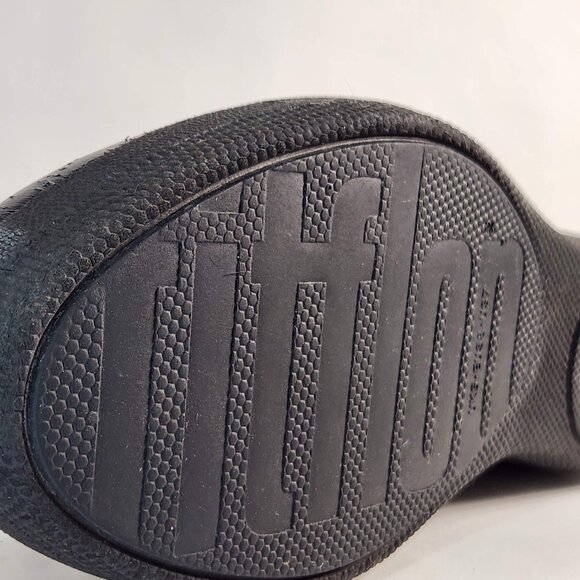 Fittlop Patent Leather ankle bootie Sz 7 Supercomfp - Picture 10 of 10